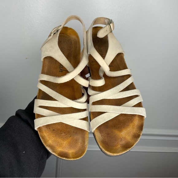 Hautnah Leather Strappy Cork Sole Sandal EU 40 US 9.5 - Picture 9 of 10